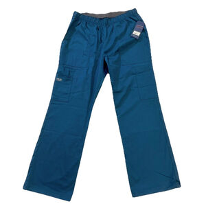 NWT Cherokee 4005 Workwear Stretch Pull-On Cargo Scrub Pants Carw Size:M
